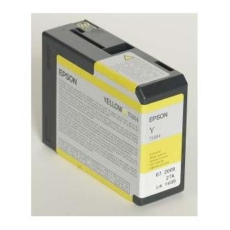 Epson originální ink C13T580400, yellow, 80ml