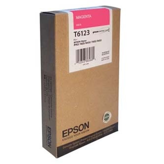 Epson originální ink C13T612300, magenta, 220ml