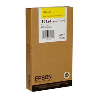 Epson originální ink C13T612400, yellow, 220ml