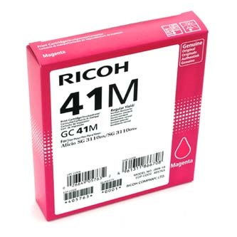 Ricoh originální gelová náplň 405763, GC41HM, magenta, 2200str.