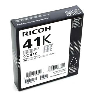Ricoh originální gelová náplň 405761, GC41HK, black, 2500str.