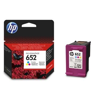 HP originální ink F6V24AE, HP 652, color, blistr, 200str., HP Deskjet IA 4535, 4675, 1115, 2135, 3635, 3835