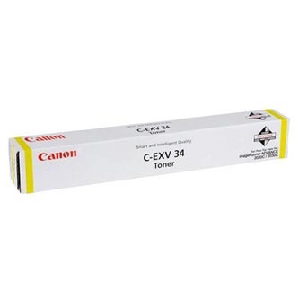 Canon originální toner C-EXV34 Y, 3785B002, yellow, 19000str.