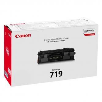 Canon originální toner 719 BK, 3479B002, black, 2100str.