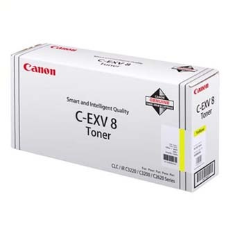 Canon originální toner C-EXV8 Y, 7626A002, yellow, 25000str.