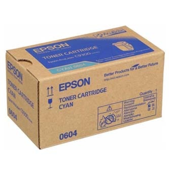 Epson originální toner C13S050604, cyan, 7500str.