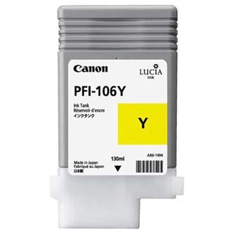 Canon originální ink PFI-106 Y, 6624B001, yellow, 130ml