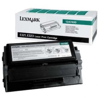 Lexmark originální toner 12A7400, black, 3000str., return