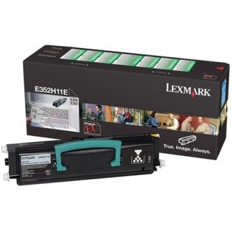 Lexmark originální toner E352H11E, black, 9000str., return