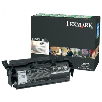 Lexmark originální toner T654X11E, black, 36000str., high capacity, return