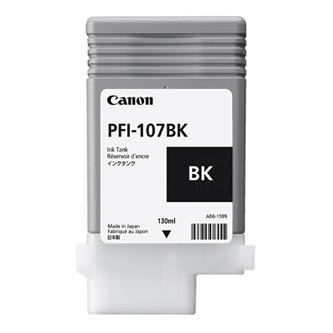 Canon originální ink PFI-107 BK, 6705B001, black, 130ml