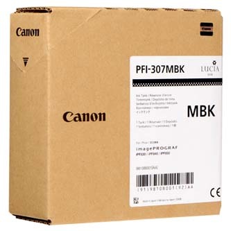 Canon originální ink PFI-307 MBK, 9810B001, matt black, 330ml