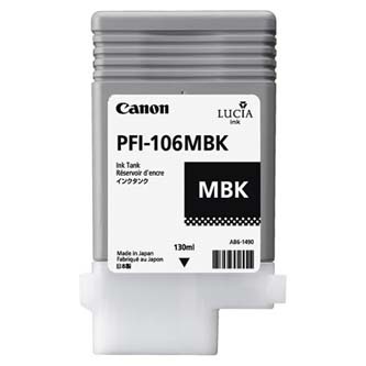 Canon originální ink PFI-106 MBK, 6620B001, matt black, 130ml