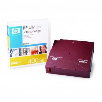 HP Ultrium LTO, 200/GB 400GB, červená, C7972A, pro archivaci dat