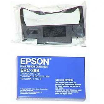 Epson originální páska do pokladny, C43S015374, ERC 38, černá, Epson TM-300, U 375, U 210, U 220