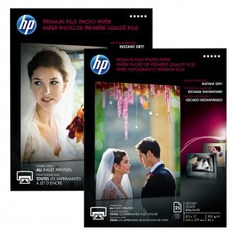 HP Premium Plus Glossy Photo Paper, CR672A, foto papír, lesklý, bílý, A4, 300 g/m2, 20 ks, inkoustový
