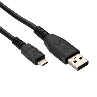 Logo Economy USB kabel (2.0), USB A samec - microUSB samec, 1.8m, černý