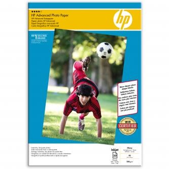 HP Advanced Glossy Photo Paper, Q8697A, foto papír, lesklý, zdokonalený typ bílý, A3, 250 g/m2, 20 ks, inkoustový