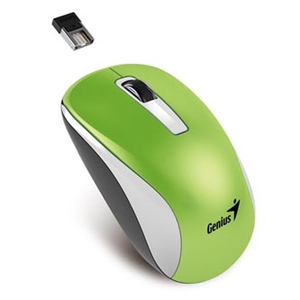 Myš bezdrátová, Genius NX-7010, zelená, optická, 1200DPI