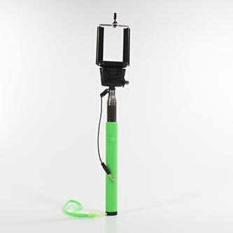 Selfie tyč kov/plast, zelená