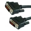 Video kabel DVI (24+1) samec - DVI (24+1) samec, Dual link, 3m, stíněný, černý, Logo blistr