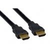 Video kabel HDMI samec - HDMI samec, HDMI 1.4 - High Speed with Ethernet, 5m, pozlacené konektory, černý