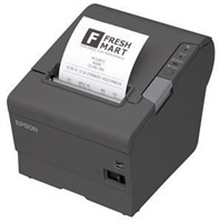 EPSON TM-T88V pokladní tiskárna, USB + ether., tmavá, se zdrojem C31CA85238