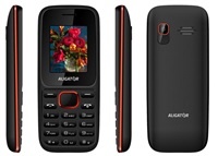 Aligator D200 Dual SIM, černo-červená