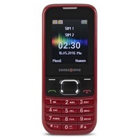 Swisstone SC230 Dual SIM, červená