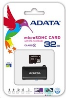 ADATA Micro SDHC karta 32GB Class 4 + OTG čtečka USB 2.0, microUSB