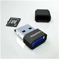 ADATA Čtečka Micro SD karet Ver. 3 USB 2.0, miniaturní, externí, černá