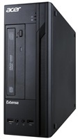 ACER PC Extensa EX2610G xSFF - J3710@2.64GHz, 4GB, 1TB/7200, DVD, USB kl.+myš, W10