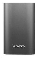 ADATA PowerBank A10050QC - externí baterie pro mobil/tablet 10050mAh, 3, 1A, titanová USB C