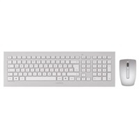 CHERRY set klávesnice + myš DW 8000/ bezdrátový/ USB/ bílostříbrný/ CZ+SK layout