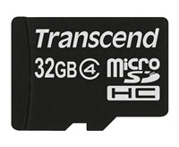 TRANSCEND Micro SDHC Class 4 32GB (bez adaptéru)