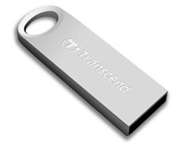 TRANSCEND USB Flash Disk JetFlash®520S, 8GB, USB 2.0, Silver Plating (R/W 19/4 MB/s)