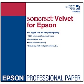 Epson 610/30/Somerset Velvet Fine Art Paper, sametový, 24