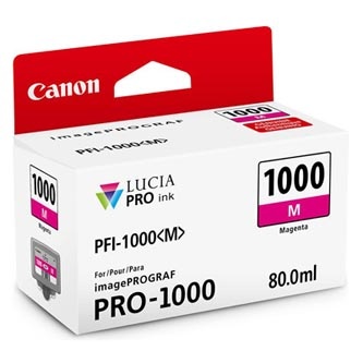 Canon originální ink PFI-1000 M, 0548C001, magenta, 5885str., 80ml