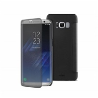Puro pouzdro s aktivním dotykovým flipem Sense Booklet pro Galaxy S8 Plus, černá