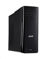 ACER PC TC-780 Mini Tower, i5-7400@3.00GHz, 8GB, 128SSD+1TB72, GTX1050 2GB, DVD-RW, DVI, HDMI, DP, USB kl+myš, čt.pk, W10H