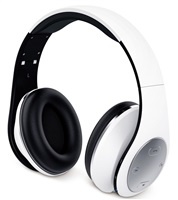 GENIUS sluchátka s mikrofonem HS-935BT, / Bluetooth 4.1/ dobíjecí/ bílá