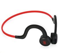 AfterShokz Sportz Titanium, sportovní sluchátka před uši, červená