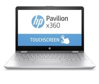 NTB HP Pavilion x360 14-ba005nc 14.0 BV FHD LED, Intel Pentium 4415U dual, 4GB, 1TB/5400, UMA, TPM, Win10 - silver