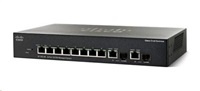 Cisco switch SF302-08, 8x10/100+2xGE/SFP, Web, SNMP