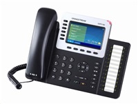 Grandstream GXP2160 [VoIP telefon - 6xSIP účet, HD audio, 5prog.tl. + 24 předvoleb, bluetooth, EHS, barevný LCD, 2x GLAN]