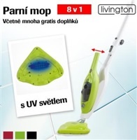 UV Mop parní čistící mop -zelený