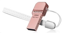 ADATA i-Memory Flash Disk 128GB USB3.1 AI920, růžovo-zlatá