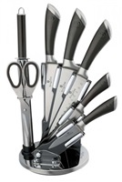 BERLINGERHAUS Sada nožů ve stojanu 8 ks nerez Metallic Line karbonová BH-2110