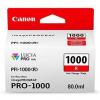 Canon originální ink PFI-1000 R, 0554C001, red, 5355str., 80ml