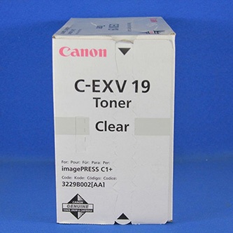 Canon originální toner C-EXV19 BK, 3229B002, clear, 31500str.